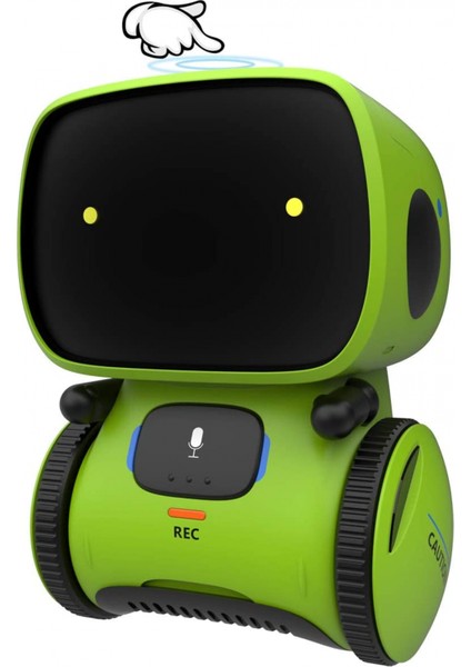 Hengshan Çocuk Robot Oyuncağı, Konuşan Etkileşimli Ses Kontrollü Dokunmatik Sensörlü Akıllı Robotik Şarkı Söyleme, Dans (Yurt Dışından)