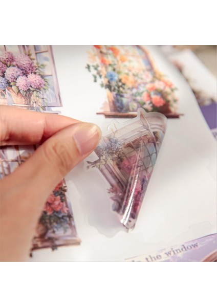 Günlük Tutmak Için Önceden Kesilmiş Çıkartma Defteri 20 Sayfa Pencere (Yurt Dışından)