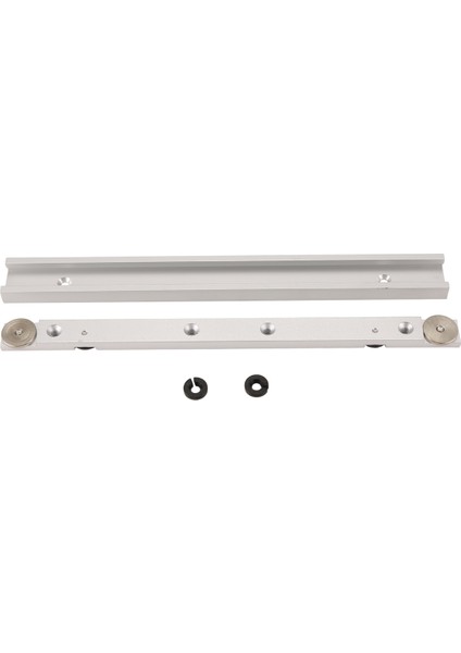 T Raylı Gönye Çubuk Kaydırıcı Fikstür ve Sabitleme Çubuğu Kaydırıcı Masa Testere Ölçer Çubuğu (Yurt Dışından)