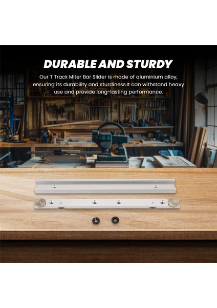 T Raylı Gönye Çubuk Kaydırıcı Fikstür ve Sabitleme Çubuğu Kaydırıcı Masa Testere Ölçer Çubuğu (Yurt Dışından) fiyatları