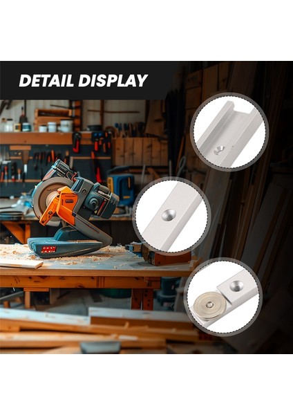 T Raylı Gönye Çubuk Kaydırıcı Fikstür ve Sabitleme Çubuğu Kaydırıcı Masa Testere Ölçer Çubuğu (Yurt Dışından) indirimleri