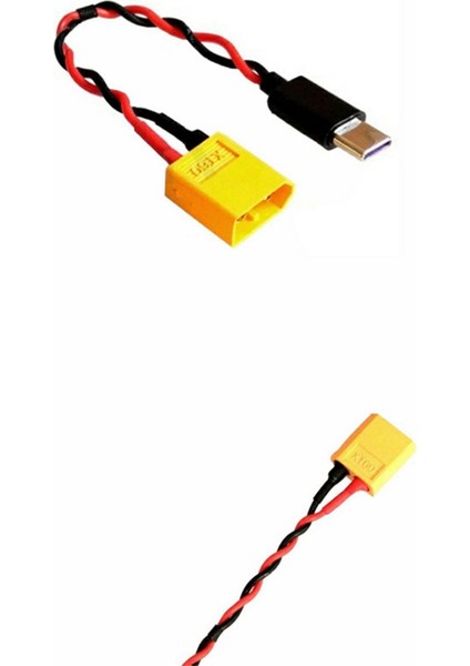 XT60 - Type-C Giriş Güç Kablosu Bağlantı Kablosu XT60 Güç Kablosu (Yurt Dışından) fırsatları