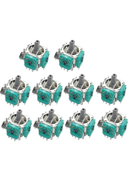 Switch Pro Oyun Kontrolcüsü Için 10 Adet 3D Analog Joystick Joystick (Yurt Dışından)