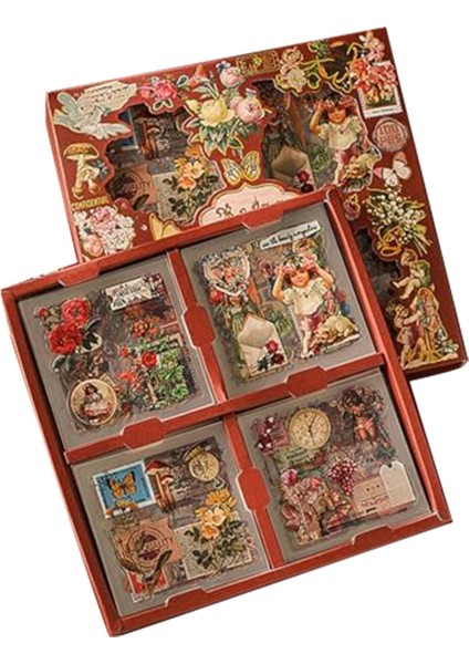 Hurda Günlük Malzemeleri Için Scrapbook Çıkartmaları Nostalji El Kitabı (Yurt Dışından)