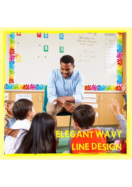 Sınıf Okul Ofisler Için Taraklı Rulo Kenarlık Süsleme Çıkartmaları (Yurt Dışından) fırsatları
