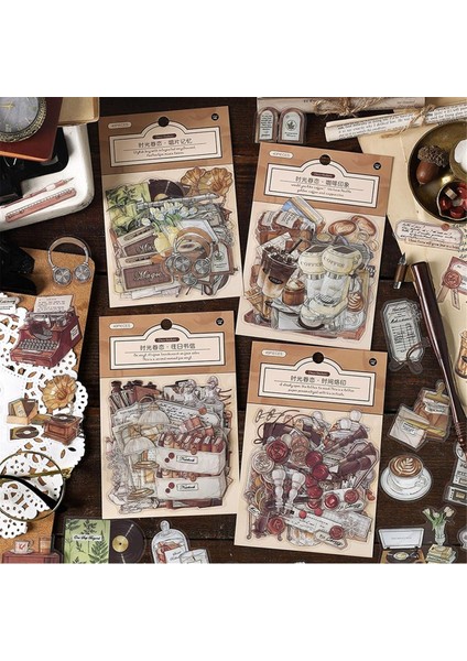 160 Adet Vintage Etiketler Scrapbook Etiketleri Dıy El Sanatları Malzemeleri (Yurt Dışından) fiyatları