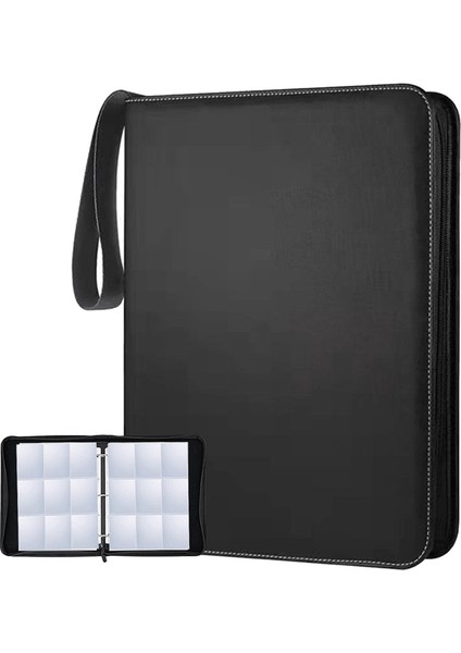 9 Cepli Kart Koleksiyonu Klasörü, Siyah (Yurt Dışından)
