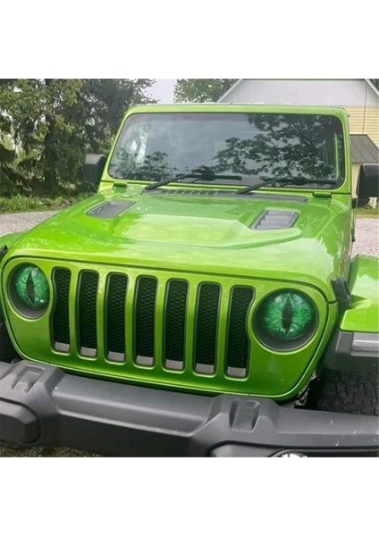 Canavar Gözleri Far Çıkartması, 3D Gözler Sticker Çıkartma Yeşil (Yurt Dışından) modelleri