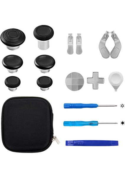 17 Adet Metal Kürekler Başparmak Tutacakları Çekirdek Joystick Seti D (Yurt Dışından)