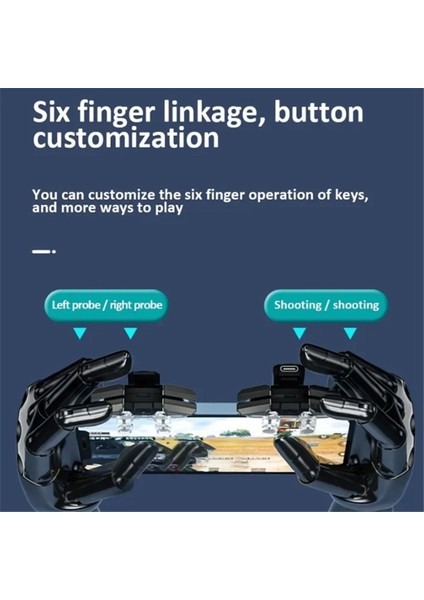 Mobil Oyun Tetikleyicileri Fiziksel Yardımcı Tıklama Düğmeleri (Yurt Dışından) modelleri