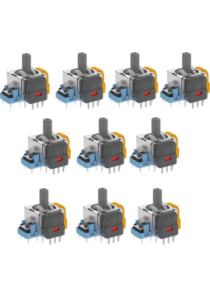 Oyun Konsolu Için 10 Adet 4. Nesil Hall Elektromanyetik Joystick (Yurt Dışından)