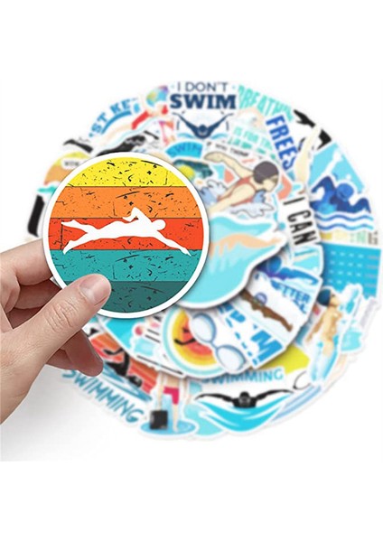 Su Bardağı Dizüstü Bilgisayar Için Yüzme Çıkartmaları (Yurt Dışından) modelleri