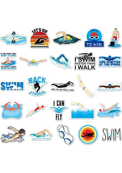 Su Bardağı Dizüstü Bilgisayar Için Yüzme Çıkartmaları (Yurt Dışından) fırsatları