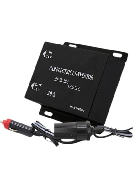 Araba Güç Kaynağı Dönüştürücü 12V-24V 20A (Yurt Dışından)