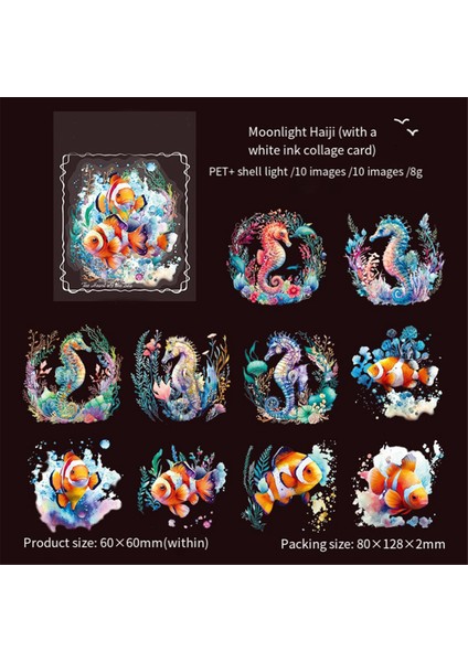 Deniz Hayvanları Için 30 Adet Çıkartma Çıkartma (Yurt Dışından) fırsatları