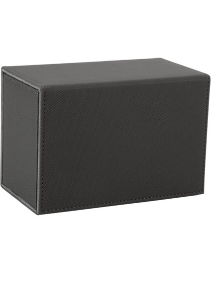 Kart Destesi Kutusu, Flip Zar Tepsili Premium Kart Kutusu, Gri (Yurt Dışından)