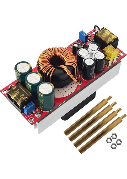 1500W Dc-Dc Boost Modülü 12-48V Ila 24-72V 30A Ayarlanabilir Voltaj (Yurt Dışından)