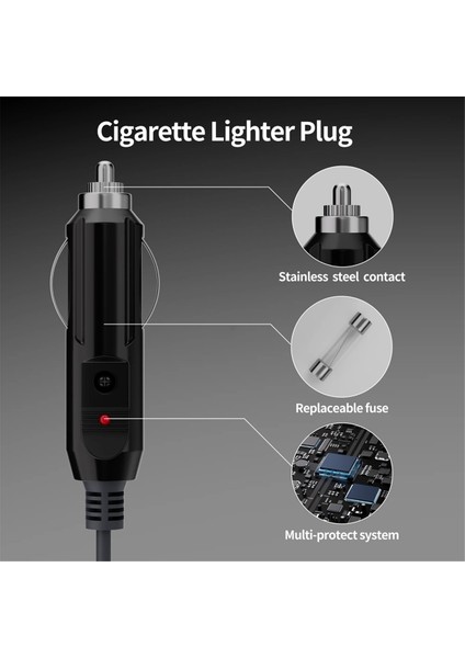 Mini Dc Güç Kablosu Doğrudan 12V-24V Adaptörü Için (Yurt Dışından) modelleri