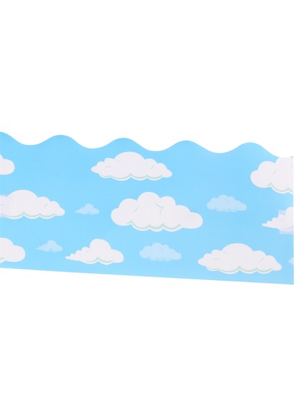 Bulutlar Bülten Panosu Kenarlıklı Taraklı Çıkartmalar 32.8 Ft (Yurt Dışından)