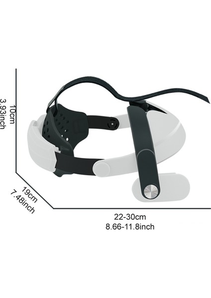 Meta QUEST3QUEST3S Elite Strap Nefes Alabilen Kafa Bandı Için (Yurt Dışından)