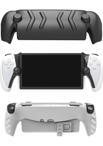 Portal El Tipi Kapaklı Kılıf Katlanabilir Standlı Siyah-Beyaz (Yurt Dışından) indirimleri