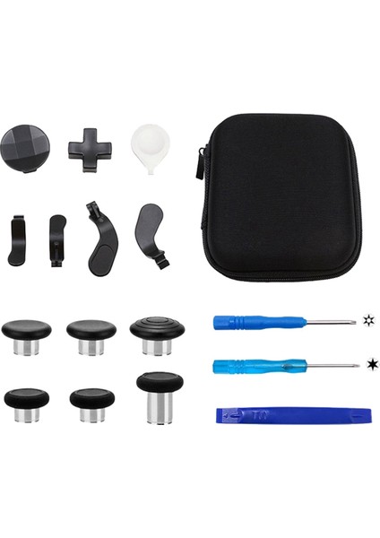 17 Adet Metal Kürekler Başparmak Tutacakları Çekirdek Joystick Seti C (Yurt Dışından)