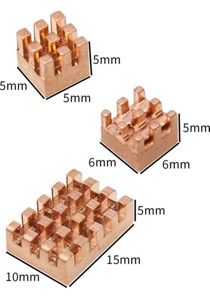 Raspberry Pi5 Bakır Termal Isı Emici Çip Için Isı Emici (Yurt Dışından) fiyatları