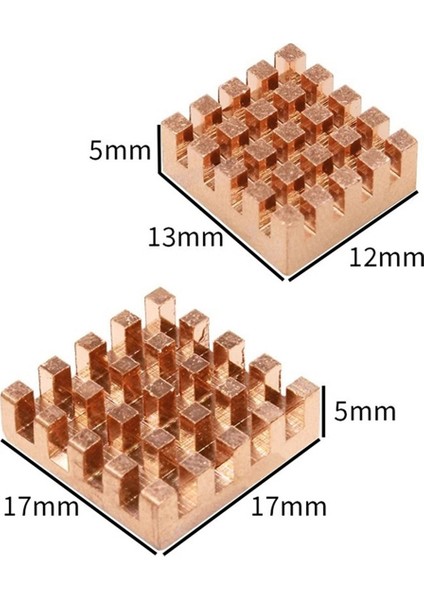 Raspberry Pi5 Bakır Termal Isı Emici Çip Için Isı Emici (Yurt Dışından) modelleri