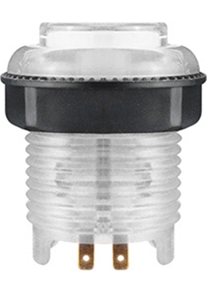 Adet Aydınlatmalı LED Basmalı Düğme 28MM Somun Beyaz (Yurt Dışından)