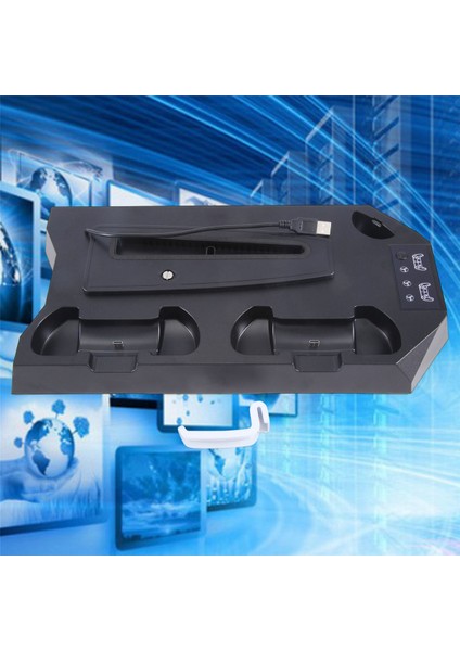 Deuhd Fan Dock Ultra Ince Için Incesoğutma Standı Siyah (Yurt Dışından)