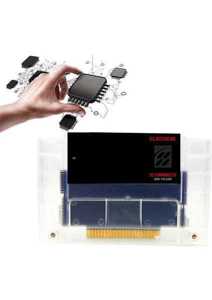 Snes 110-IN-1 Oyun Kartı Snes Oyun Konsolu Için E (Yurt Dışından) modelleri