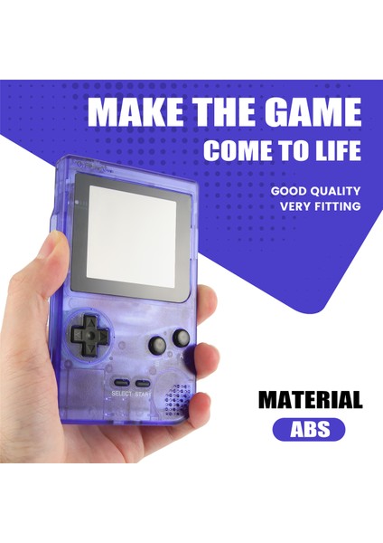 Gameboy Pocket Game Translucent Için Kendin Yap Kabuk Değişimi (Yurt Dışından) fırsatları