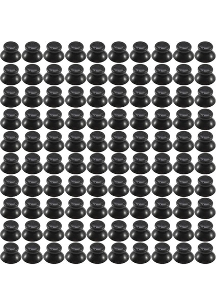 100 Adet 3D Analog Joystick Başparmak Çubuğu Kavrama Kapağı Düğmesi (Yurt Dışından)