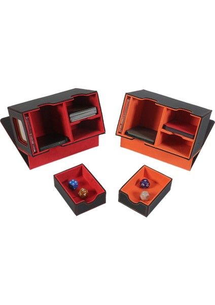 Kart Deste Kutusu Zar Tepsili Kart Sergileme Deste Kutusu Deste Kutusu Kırmızı (Yurt Dışından) modelleri