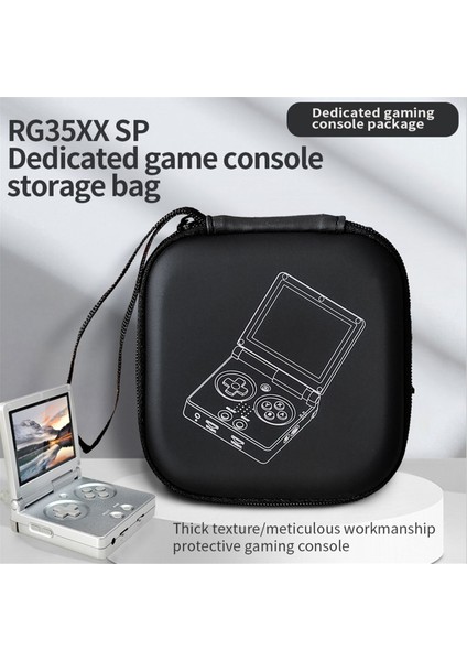 RG35XXSP Retro Oyun Konsolu Için Taşınabilir Su Geçirmez Koruma Kılıfı (Yurt Dışından)