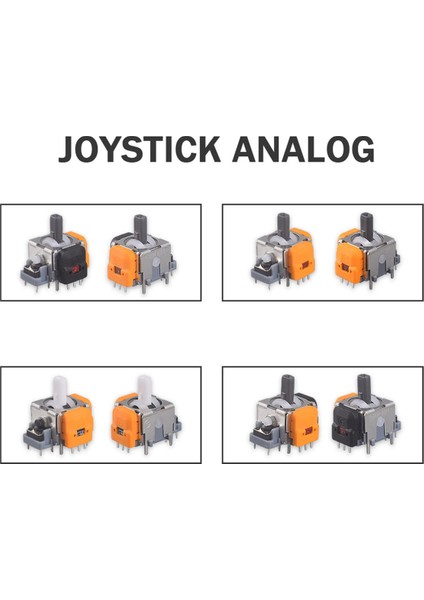10 Adet 3D Hall Etkisi Ayarlanabilir Joystick Switch Pro Için Kayma Yok (Yurt Dışından)