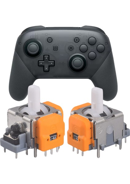 10 Adet 3D Hall Etkisi Ayarlanabilir Joystick Switch Pro Için Kayma Yok (Yurt Dışından)