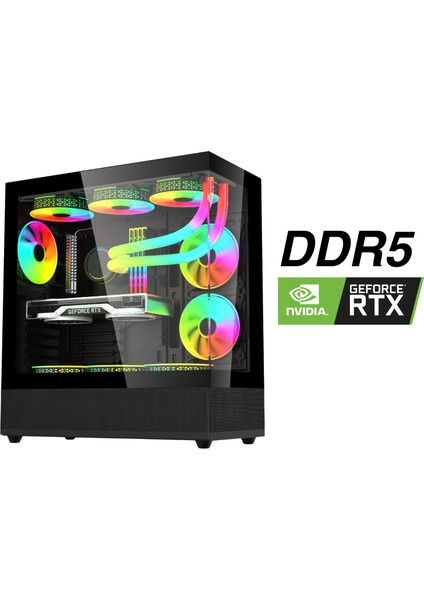RTX5080 3D Ryzen 7 9800X3D 32GB 1tb M.2 Nvme Rtx 5080 16GB 360MM Sıvı Soğutma Oyuncu Masaüstü Bilgisayarı
