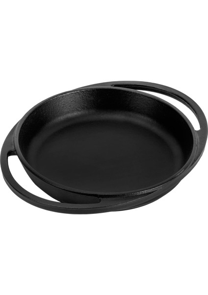 Döküm Yuvarlak Sahan Döküm Demir Yekpare Çift Kulplu Çap(Ø)20cm.
