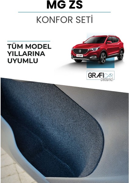 MG ZS Uyumlu Konfor Seti Araç içi Eşya Saklama Cepleri Hazır Kaplama Ses Giderici Set