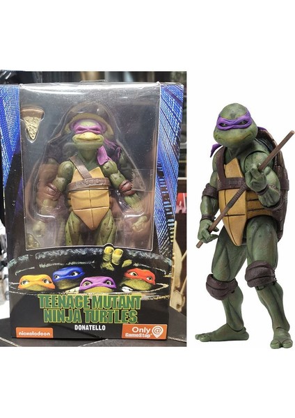 Neca Teenage Mutant Ninja Turtles 1990 Filmi Tmnt Sınırlı Sayıda 18CM (Yurt Dışından)