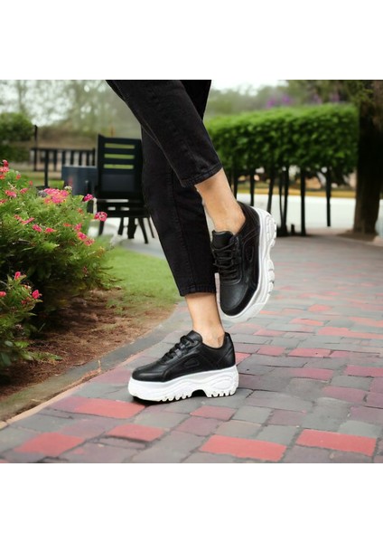 Kadın Günlük Yüksek Taban Sneaker Spor Ayakkabı
