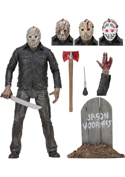 Neca Black Friday 13. 1980 Sürümü Jason 18CM (Yurt Dışından)
