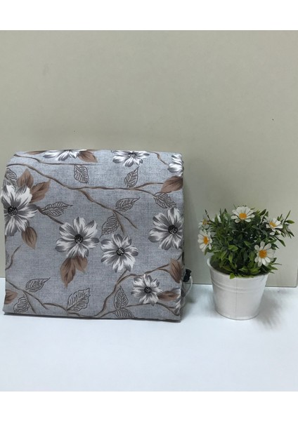 Ütü Masası Kılıfı Büyük Boy Ipli Stoperli Keçeli Kılıfı Örtüsü Bezi 55X140CM Silver Garden