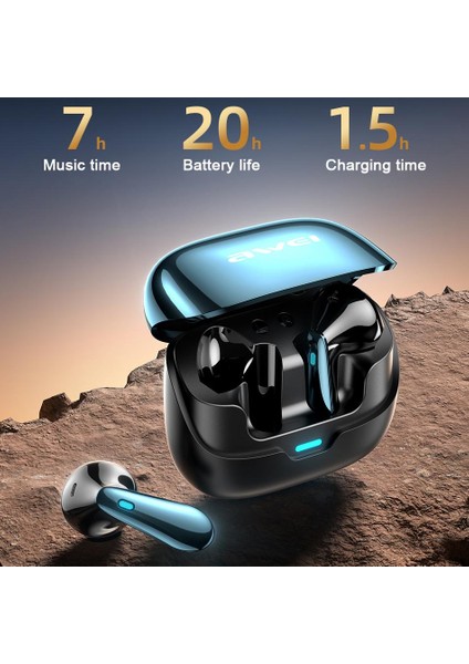 Zhstore-Gürültü Azaltma Gerçek Kablolu Bluetooth Kulaklık (Yurt Dışından) indirimleri