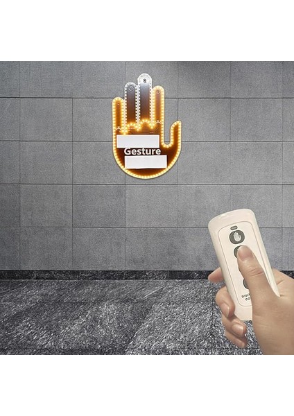 Komik Araba Aksesuarları, Araba Için Orta Parmak Işığı ,araba Için Aksesuar LED