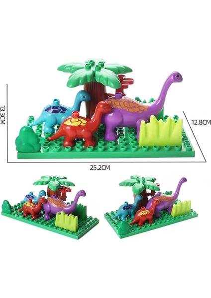 Yengeç Büyük Yapı Taşları Jurassic Dünya Dinozorları Rex Figürleri Deniz Hayvanları Uyumlu Büyük Tuğlalar Eğitici Çocuk Çocuk Oyuncakları (Yurt Dışından)