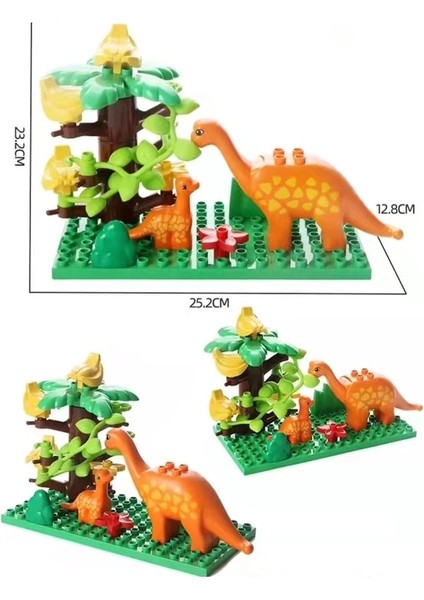 Yengeç Büyük Yapı Taşları Jurassic Dünya Dinozorları Rex Figürleri Deniz Hayvanları Uyumlu Büyük Tuğlalar Eğitici Çocuk Çocuk Oyuncakları (Yurt Dışından)
