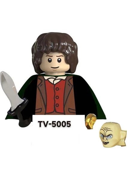 TV5005 TV6401 Lord Yüzükler Filmler Goblin Sauron Ringwraith Sauron Merry Frodo Orklar Uruk-Hai Mini Figürler Aksiyon Oyuncak Çocuk TV6402 (Yurt Dışından)