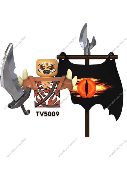 TV5005 TV6401 Lord Yüzükler Filmler Goblin Sauron Ringwraith Sauron Merry Frodo Orklar Uruk-Hai Mini Figürler Aksiyon Oyuncak Çocuk TV6402 (Yurt Dışından)